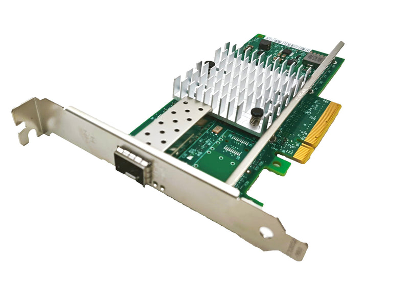 10G PCIE x8/x16 Ethernet Network Adapter Compatible Intel X520-DA1 82599EN Chip,Single SFP+ Port LAN Card NIC Server Support Windows Server/Windows/Linux/Vmware ESXI X520-1*SFP+ Port