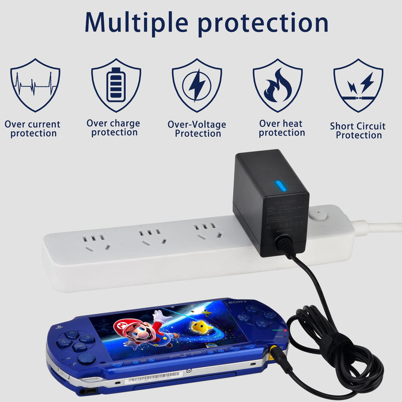 Batmax PSP Fast Charger for Sony PSP 1000 2000 3000 Series (PSP-1001, 2001, 3001) Console