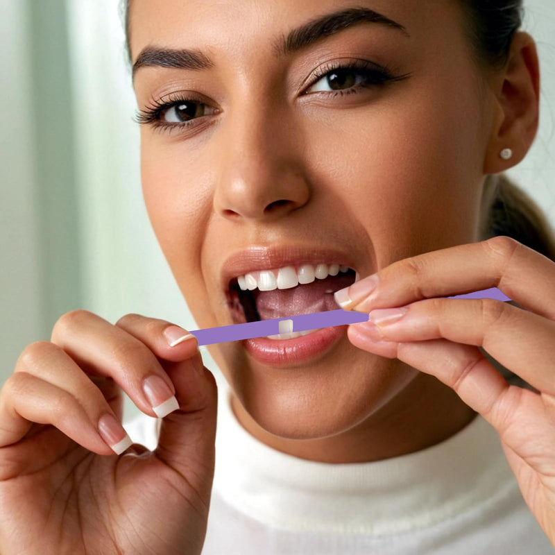 3 for the gap between rolled teeth, tooth sandpaper, coloured tooth sandpaper, dental sandpaper for tight spaces, teeth polishing, interdental space with tooth polish 4 mm x 6 m)