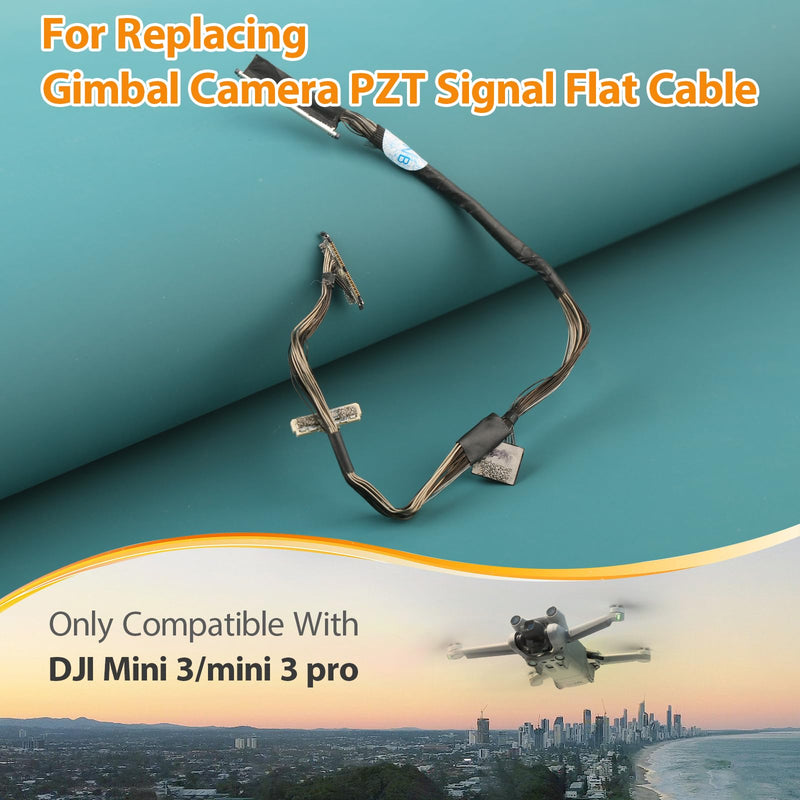 for DJI Mini 3/Mini 3 Pro Gimbal Signal PTZ Cable Replacement Mini 3 Pro Camera Signal Transmission Flex Cable Drones Accessories Parts with Repair Tools