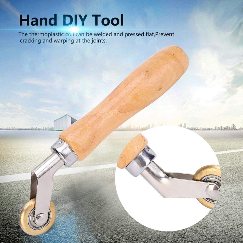 Welding Handheld Seam Roller Brass Press Wheel Hand DIY Tool for Plastic Tarpaulin Welding