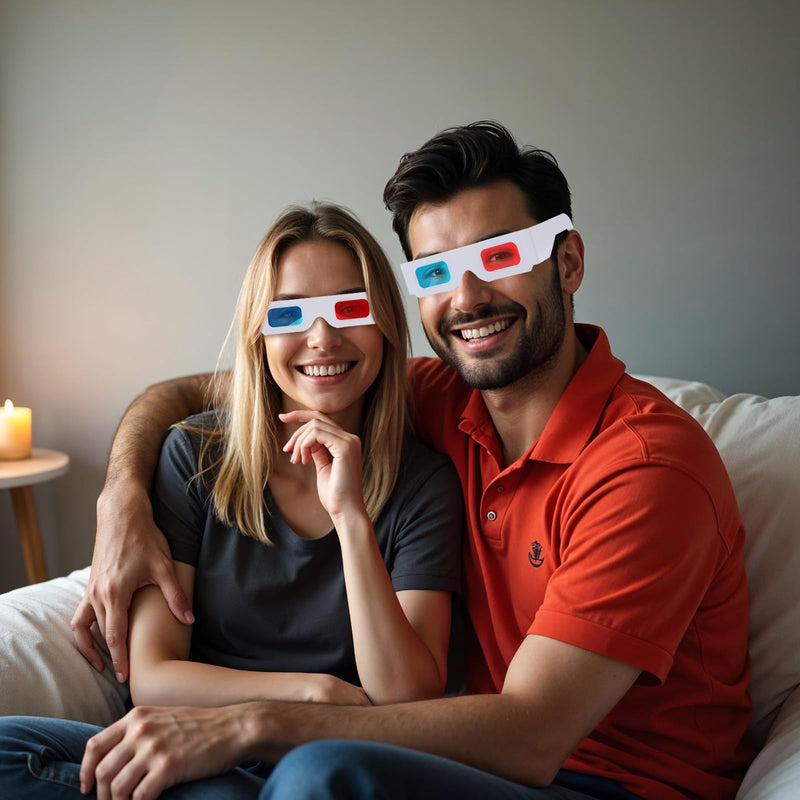 30pcs 3D Viewing Glasses, 3D Glasses for Movies at Home, Foldable and Lightweight Movie Glass for Kids and Adults, Perfect for Immersive Movie Experiences
