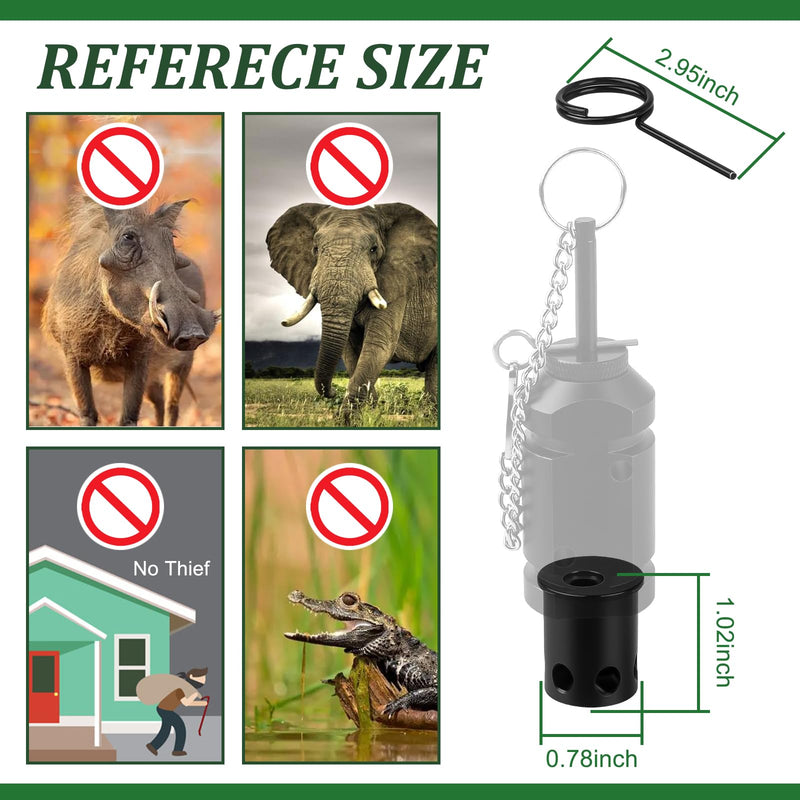 .22 Blank Adapter for 12 Gauge Perimeter Trip Alarm, Camping Trip Wire Alarm Device, Early Warning Security System for Camping and Property Safety