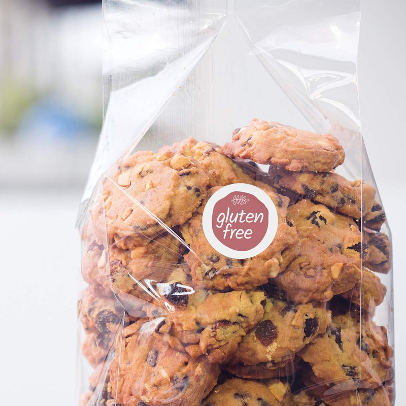 [Australia - AusPower] - Rose Pink Gluten Free Stickers / 1" 500 Circle Labels/Chic Design with Foliage Aesthetic 