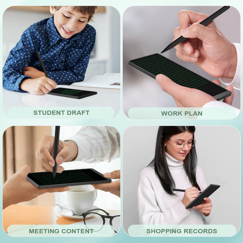 LCD Writing Tablet for Adults-6.5″&6″ LCD Writing Tablet,Double-Sided Full Screen Electronic Drawing Pad,Mini Portable Digital Notepad for School,Office,Home,Erasable,Reusable 6.5/6inch