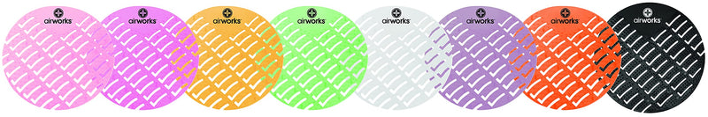 Hospeco - CC-007 Airworks AWUS007-BX Urinal Deodorizer Screen Mango Orange (Box of 10) Orange Mango