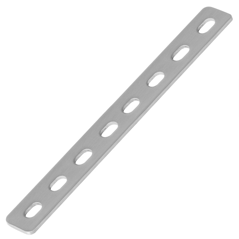 GBGS 10 Pcs 8" Mending Plate,Flat Straight Brackets,Slots for 5/16" Bolt
