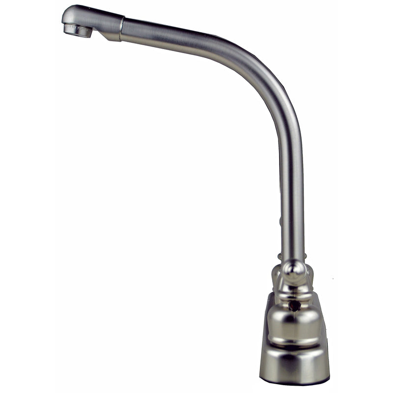Laguna Brass 1200SS RV/Motorhome Two Handle Non-Metallic High Rise Swivel Kitchen Faucet, Brushed Nickel Finish