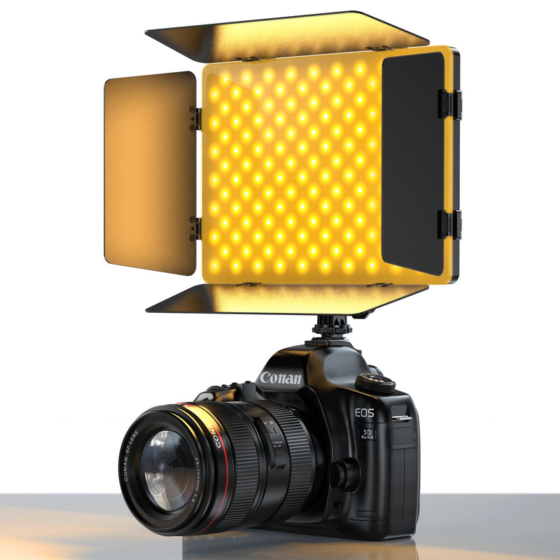 PIXEL 20W Camera Video Light Photography Lighting Kit Suit with Adapter/Battery 4400mAh Bi-Color Dimmable 2500-6500K Led Studio Streaming Photo Shooting Light for Outdoor Live Streaming