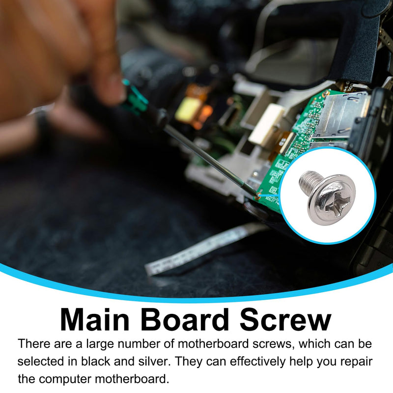 502PCS Computer Screws Assortment Kit, Motherboard Standoffs Screws for PC Fan, PC Case, HDD Hard Drive, ATX Case, Laptop, SSD, CD-ROM, Used for DIY Installation & Repair of Computer Parts