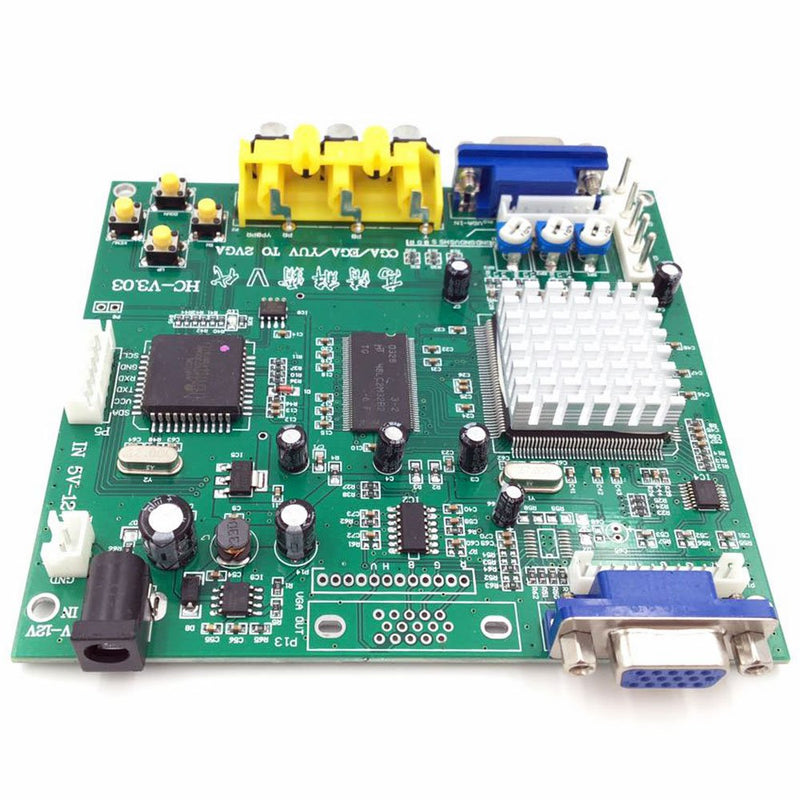BLEE Arcade Game RGB CGA EGA YUV to VGA HD Video Converter Board 1 VGA Single Output for CRT LCD PDP Monitor