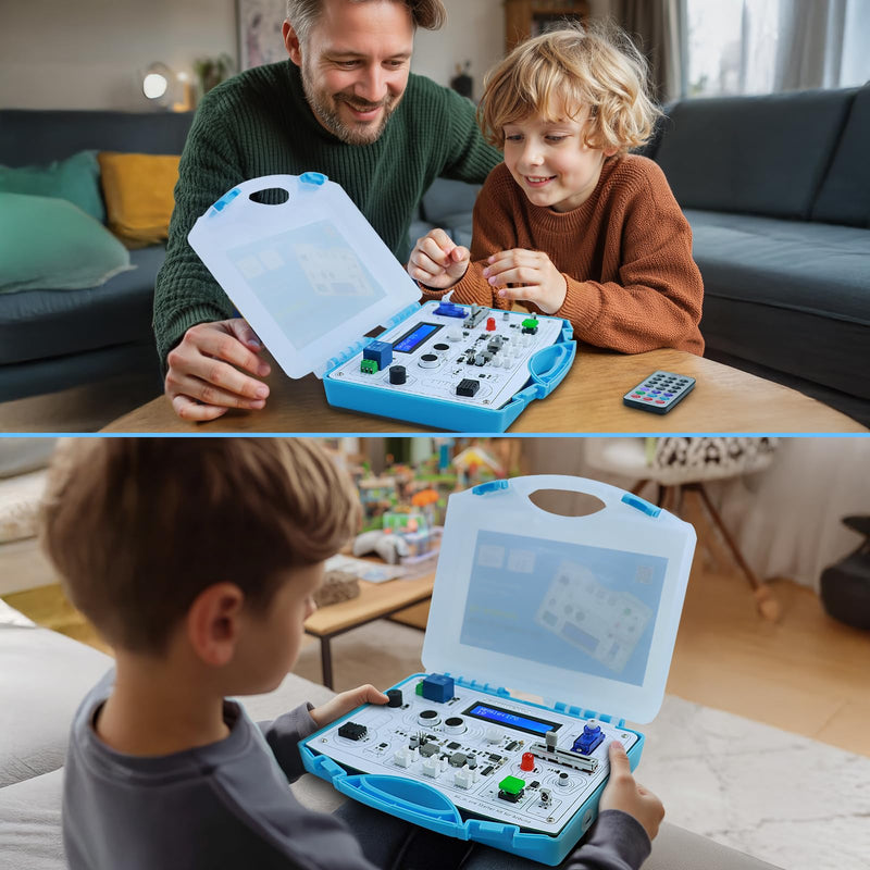 ELECROW All-in-one Starter Common Board Kit Compatible with Arduino Projects, 15 Sensors Modules Kit and Online Tutorials(21 Lessons) All-in-one kit