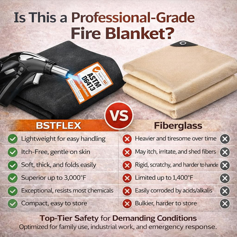 39 x 48 x 1/5 inches Carbon Fiber Welding Blanket Fireproof, Heat Resistant Fabric 3000°F High Temp Insulation Pad, Flame Retardant Protective Mat for Soldering Welding Brazing Plumbing 39 x 48 inches(1m x 1.2m)