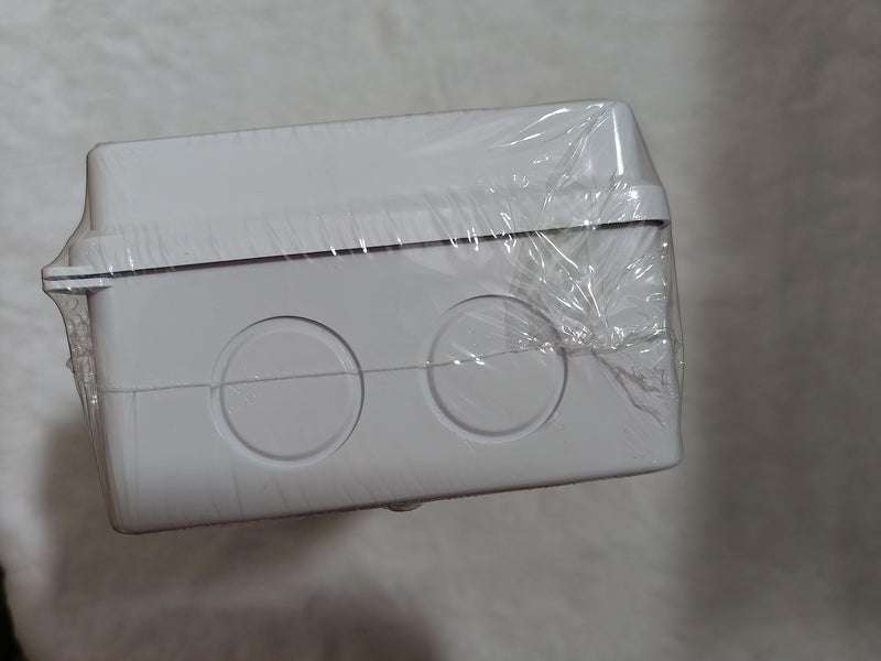 DAMORON junction box IP65 waterproof, surface-mounted junction box, Ø12-15 mm, ABS junction box large, flush-mounted junction box for wet rooms Floor, distribution box white (200x100x70mm) white