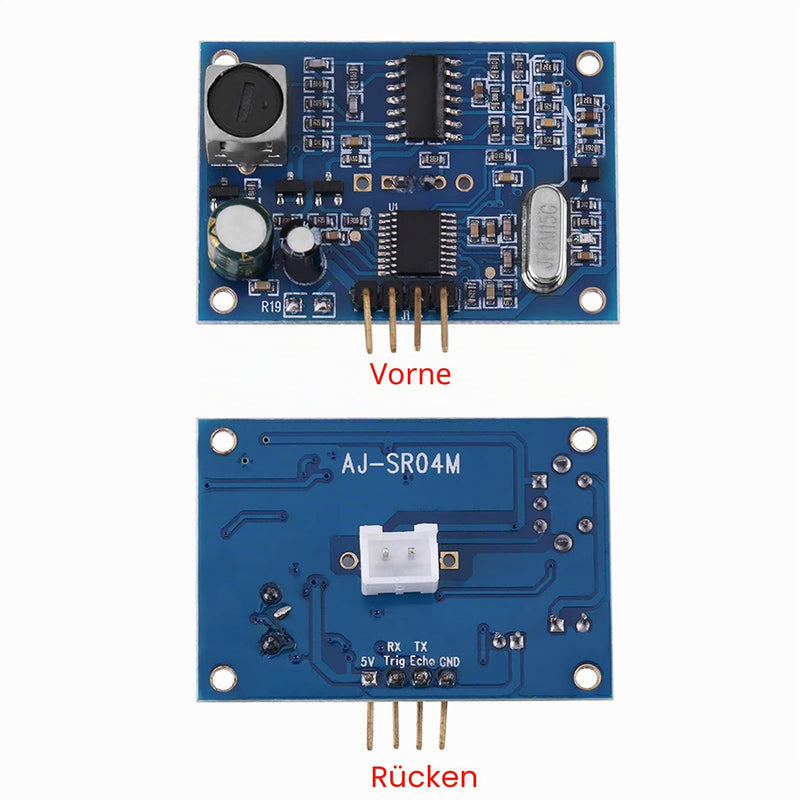 DC 5V Ultrasonic Distance Sensor Module Ultrasonic Sensor Waterproof Integrated Ultrasonic Transducer Probe with 2.5 m Cable for Horizontal Distance Measurement Obstacle Avoidance