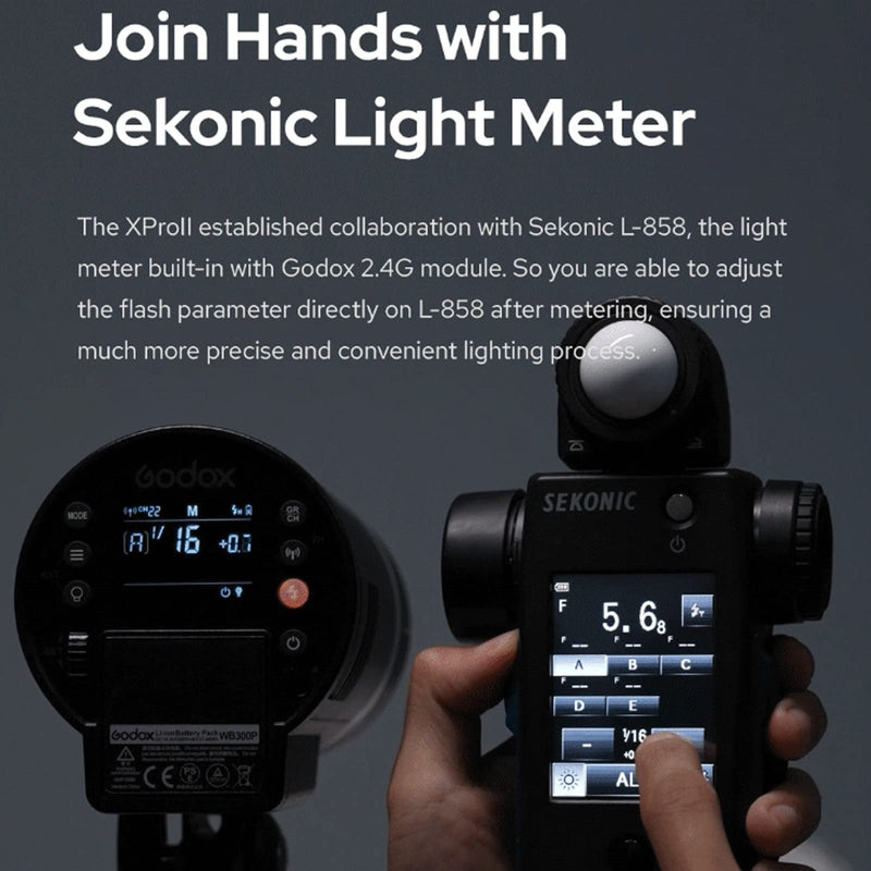 Godox XProII XProII-C XProIIC Flash Trigger for Canon, Godox Flash Wireless Transmitter TTL 2.4G HSS 1/8000S Bluetooth Connection, Large Screen Trigger for Canon EOS Cameras(XPro XPro-C Upgraded)