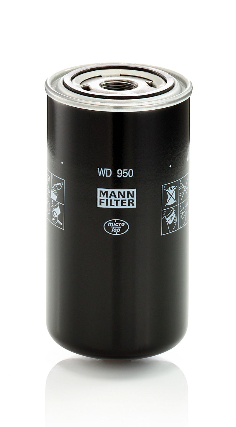 Original MANN-FILTER Hydraulic Oil Filter WD 950 – For Industrial, Agricultural and Construction Machinery