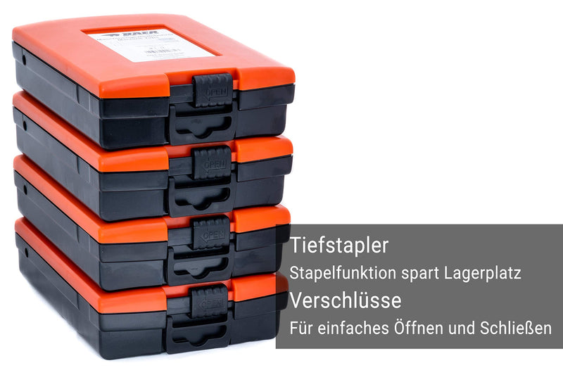 BAER tap set HSSG: machine tap blind hole, core hole drill: M 3 - M 12 - tap set - thread cutting set - thread cutting set M3-M12 - machine tap