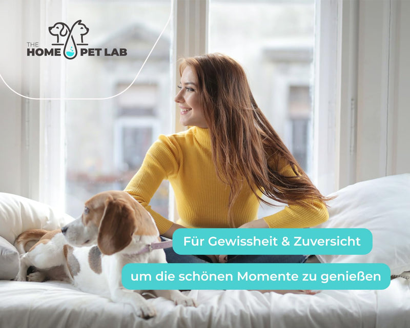The Home Pet Lab 2 x Parvo Quick Test Dog & Cat - Parvovirus Test Reliable for Cat Disease Suspected (CPV, FPV) - For Dogs & Cats for Parvovirosis (2 x Test)