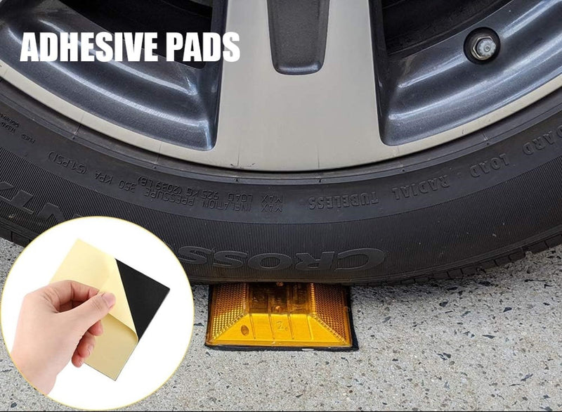 Adhesive Sticky Pads for Road Reflectors, 4" x 4" Butyl Sticky Pads, 10 Pack, Stick Driveway Reflectors on Driveway, Apply on Asphalt, Pavement, Cement or Concrete, Reflectors Sold Separately