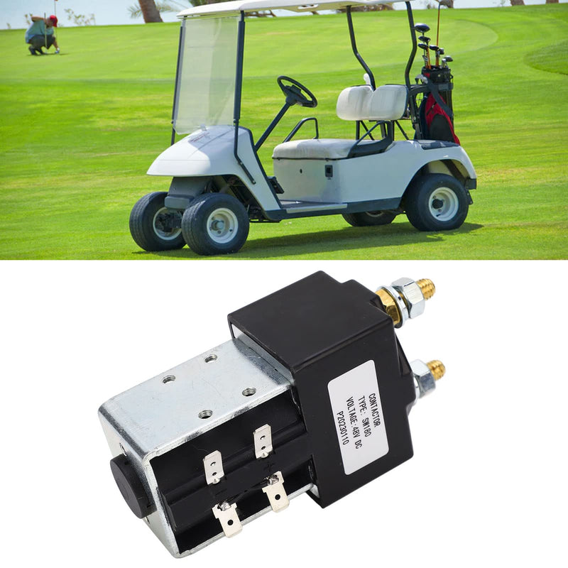 DC Contactor Solenoid 48V 200Amp, Universal Main Contactor Solenoid SW180 for Golf Cart Truck Forklift, Contactor Solenoid Heavy Duty for Golf Cart Engineering Machinery