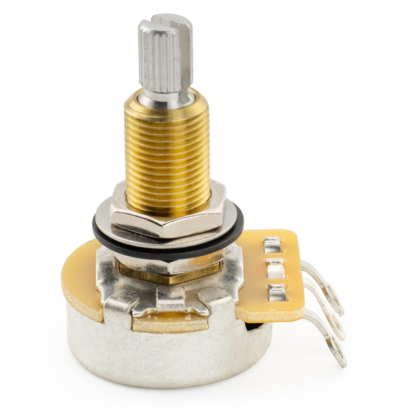 CTS 450 A500K Pots Long Split Shaft 3/4 Inch 10% Audio Taper Potentiometers for Electric Guitar Bass (Set of 4) Long Shaft A500K x 4