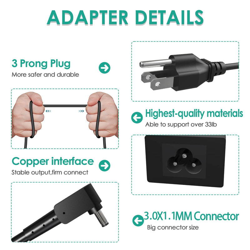 45W Charger for Acer Aspire 1 3 5 A315-23 A315-24P A315-35 A317-53 A317-54 A317-55P A115-32 A314-22 A314-23P A514-55 A515-45 A517-52 EX215-22 Laptop Charger