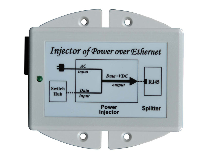 Tycon Systems TP-POE-18G 24W Gigabit POE Power Inserter - US Power Cord, 18V