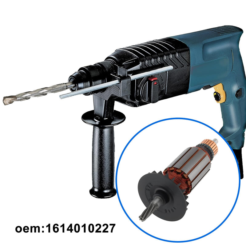 EMSea Electric Hammer Drill Anchor Rotor 6 Teeth 1614010227 Compatible with Bosch GBH 2-24 DSR GBH 2 SR GBH 2-24 DFR