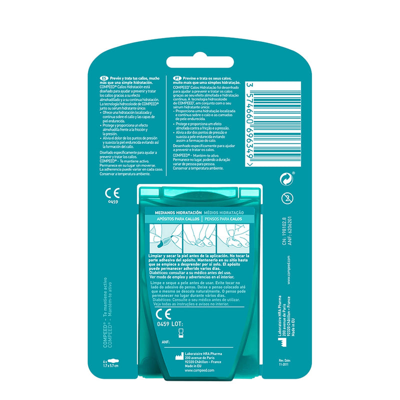 Aposito Compeed Callos Hidrat Continu 6U