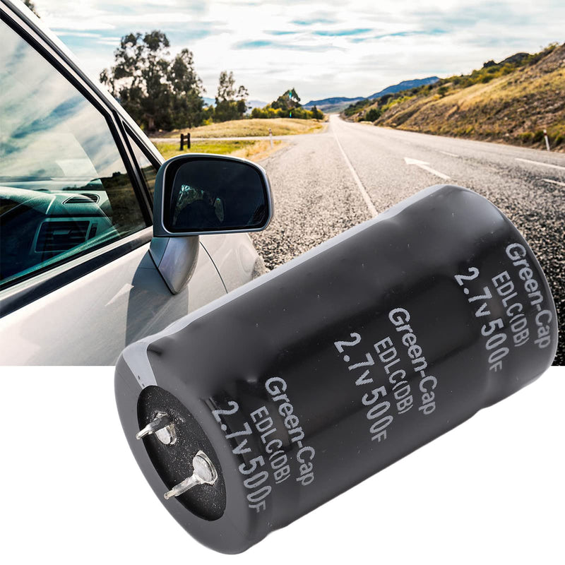 2Pcs 2.7V 500F Farad Capacitor Super Capacitor Rectifier Capacitor Energy Storage Rectifier Accessories Set Super Capacitor Rectifier Accessories