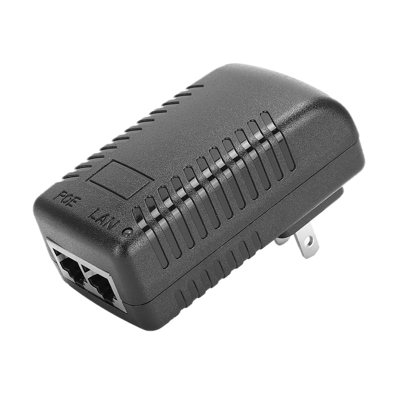 Yinhing Power Adapter Plug POE Injector EU/US Optional POE Plug POE Injector 100-240V DC 24V 1A Power Adapter Plug POE Plug POE Injector Adapter(US Plug) Us Plug