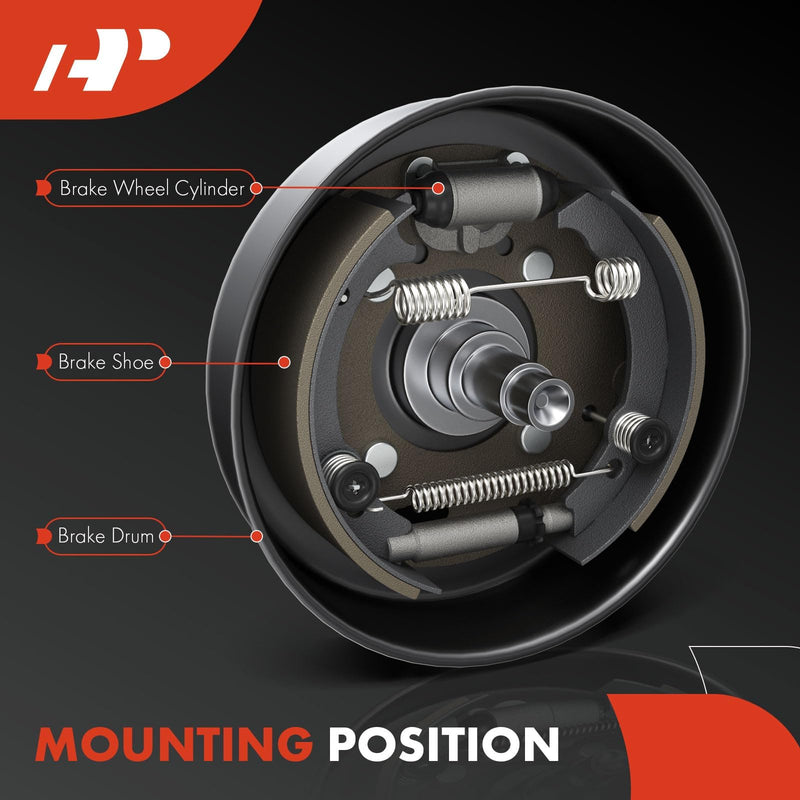 A-Premium Rear Drum Brake Wheel Cylinder Compatible with Select Ford and Mazda Models - Ranger 1998-2011, B2500 1998-2001, B2300 2001/2003-2010, B3000 1998-2001/2003-2008, B4000 1998-2001/2003-2010 Rear 1-PC