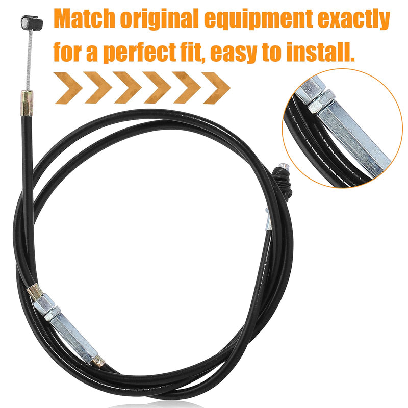 50inch Adjustable Black Clutch Cable for 50cc-90cc 110cc 125cc 140cc 150cc 200cc 250cc Motorcycle ATV Quad Scooter Go Kart Moped Pit Dirt Bike Tricycle Buggy Apollo Chinese KLX XR CRF SSR SDG