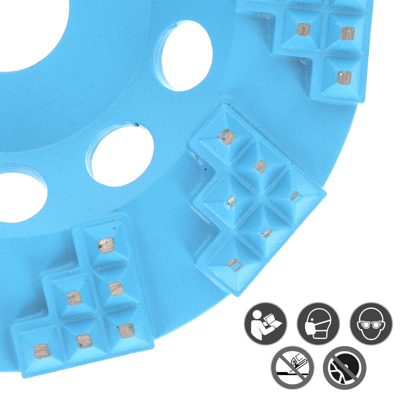 Prodiamant Professional Diamond Cup Wheel 125 mm x 22.23 mm | Aggressive grinder for epoxy seals and coatings, high material removal Ø125mm