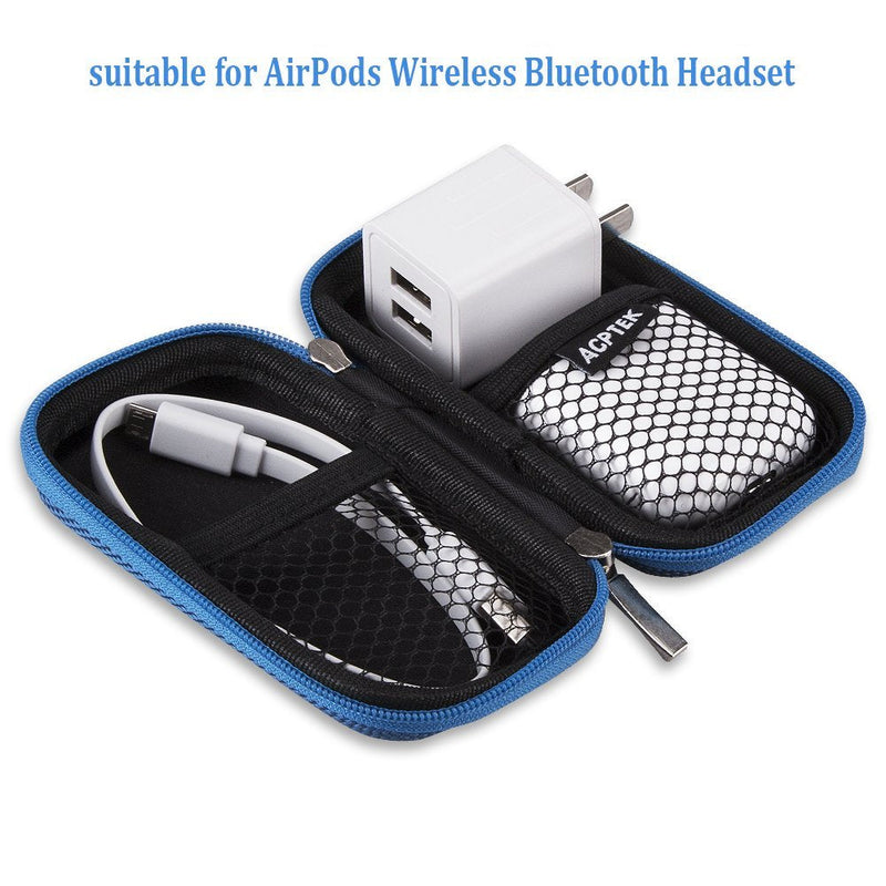 AGPTEK MP3 Player Case for 1.8inch MP3 Player, for DODOSOUL/for ZOOAOXO/for Hotechs./for MAJORITY/for Conrain/for Xidehuy/for AiMoonsa/for Xidehuy/for Dyzeryk/for JOLIKE, with Metal Carabiner Clip For 1.8'' MP3 Player Blue