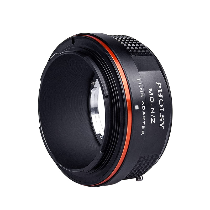 PHOLSY Lens Mount Adapter Compatible with Minolta Rokkor MD/MC/SR Lens Compatible with Minolta MD to Nikon Z Mount Camera Body Compatible with Nikon Z fc, Z30, Z9, Z8, Z6II, Z7II, Z6, Z7, Z5, Z50