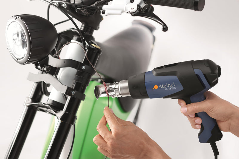 Steinel hot air gun HL 1820 S, all-round hot air gun, 3 temperature levels (50-600°C), 1800 W, 2.2 m cable
