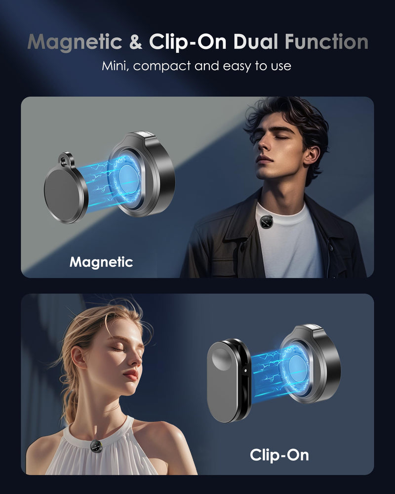 Wireless Lavalier Microphone for iPhone/Android, Lapel Mics with USB-C Plug-Play, Mini Mic with 2.4GHz Noise Cancellation, Charging Case Included, 300ft Range for Stream, Vlog, TikTok and YouTube Type-C
