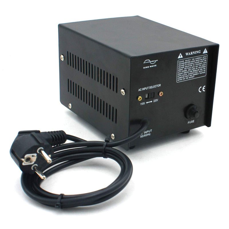 500VA Voltage Converter USA Toroidal Transformer 220V to 110V Step Up & Step Down Voltage Converter 500W