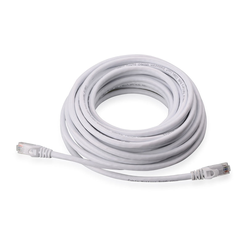 Cable Matters 10Gbps Snagless Cat 6 Ethernet Cable 30 ft (Cat 6 Cable, Cat6 Cable, Internet Cable, Network Cable) in White
