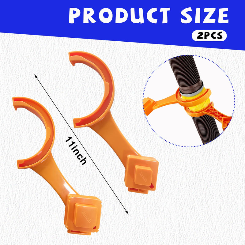 2 PCS RV Sewer Hose Wrench, Multi Purpose Fittings Wrench to Connect and Disconnect Sewer Hoses, Fits Most 3 Inch and 4 Inch Male/Female RV Sewer Caps, RV Accessories