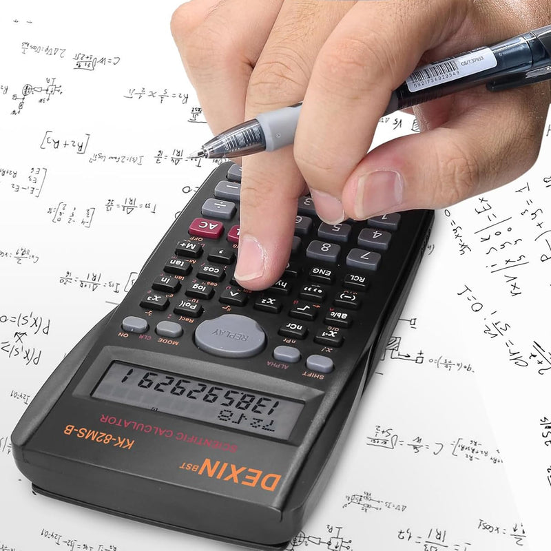 24 Pack Scientific Calculators, 2 Line Engineering Large Display Scientific Calculator Bulk Multi-Function Ideal for Student Teacher Algebra Chemistry Finance Construction Office School Business