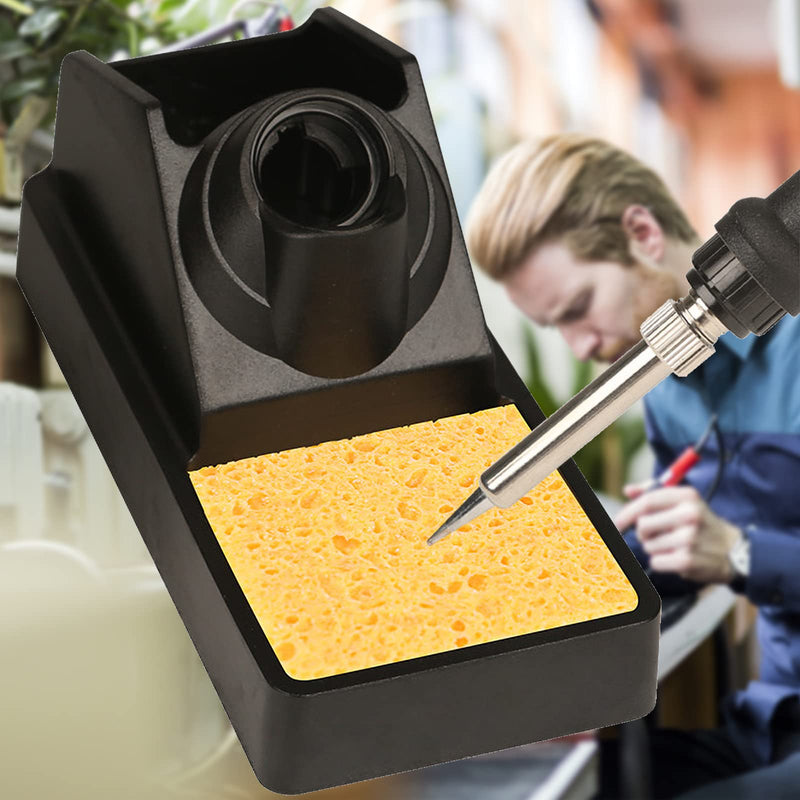 Rairsky 30pcs Cleaning Sponge Replacement Sponge Industrial Sponges | Soldering Iron Sponge for Soldering Stations Cleaning Wire Scrubber Soldering Sponge Soldering Iron Cleaning Sponge for Workbenches