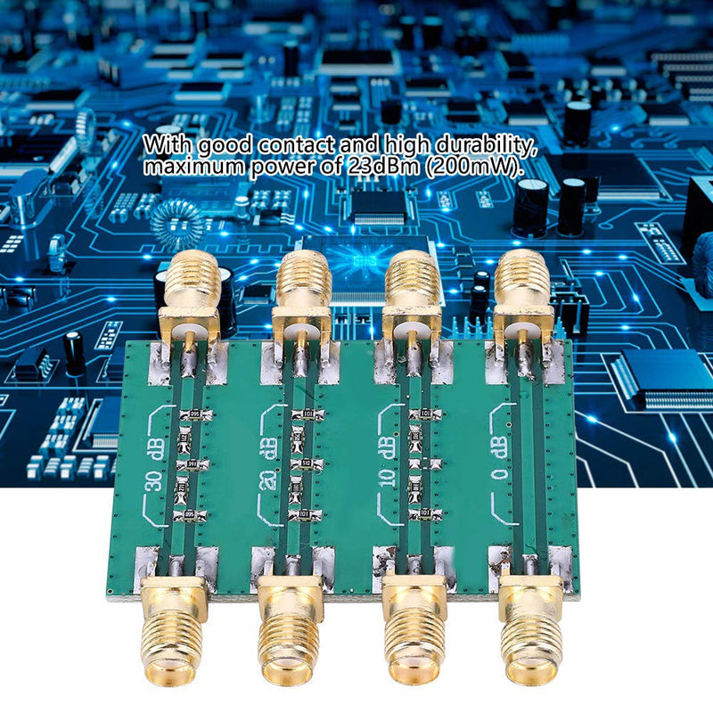 DC-4.0GHz RF Fixed Attenuator Module SMA Double Female Head Outer Screw Radio Frequency Attenuator Board Replacement