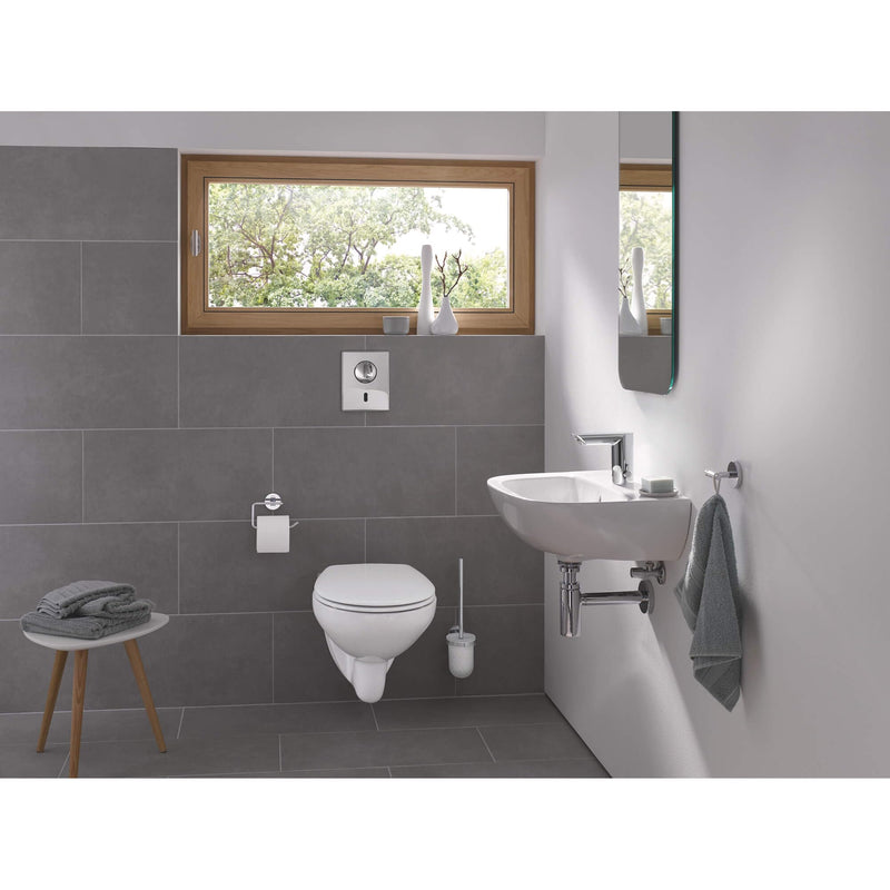 GROHE 40461001 BauCosmopolitan Robe Hook, Starlight Chrome
