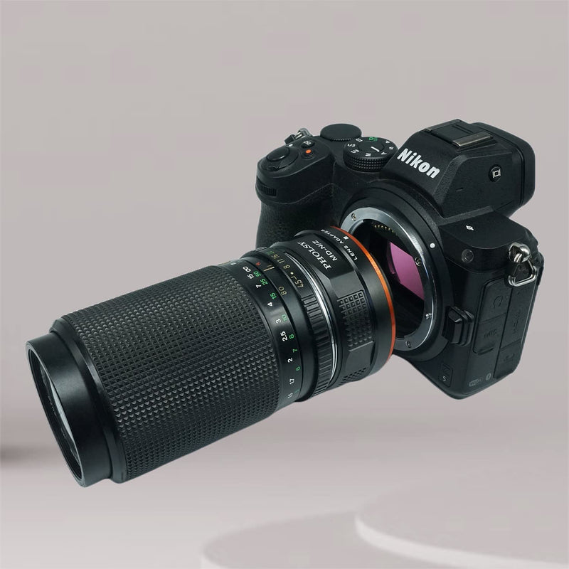 PHOLSY Lens Mount Adapter Compatible with Minolta Rokkor MD/MC/SR Lens Compatible with Minolta MD to Nikon Z Mount Camera Body Compatible with Nikon Z fc, Z30, Z9, Z8, Z6II, Z7II, Z6, Z7, Z5, Z50