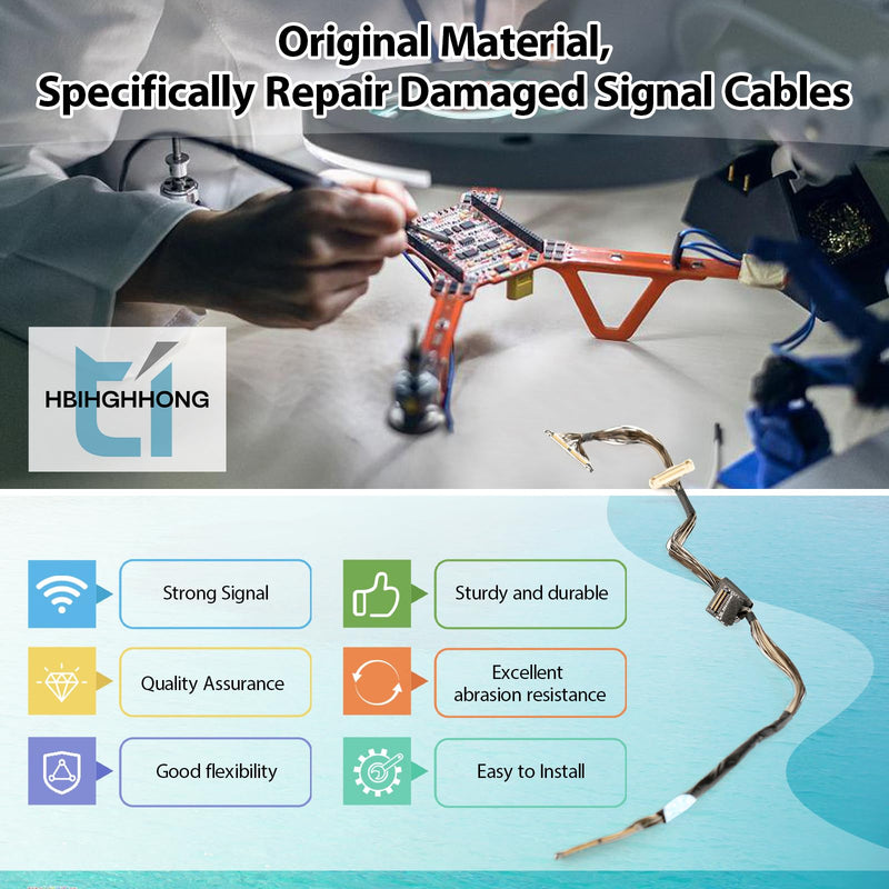 for DJI Mini 3/Mini 3 Pro Gimbal Signal PTZ Cable Replacement Mini 3 Pro Camera Signal Transmission Flex Cable Drones Accessories Parts with Repair Tools