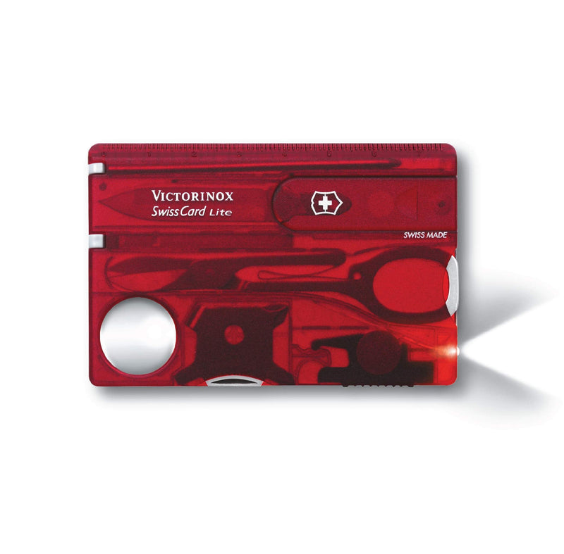 SwissCard, Lite Rubin Transparent by Victorinox