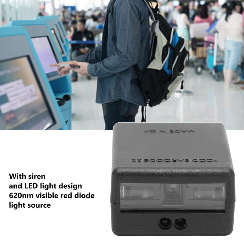 Mini 1D USB Barcode Scanner Portable CCD Reader Compatible with PC Phones Tablets